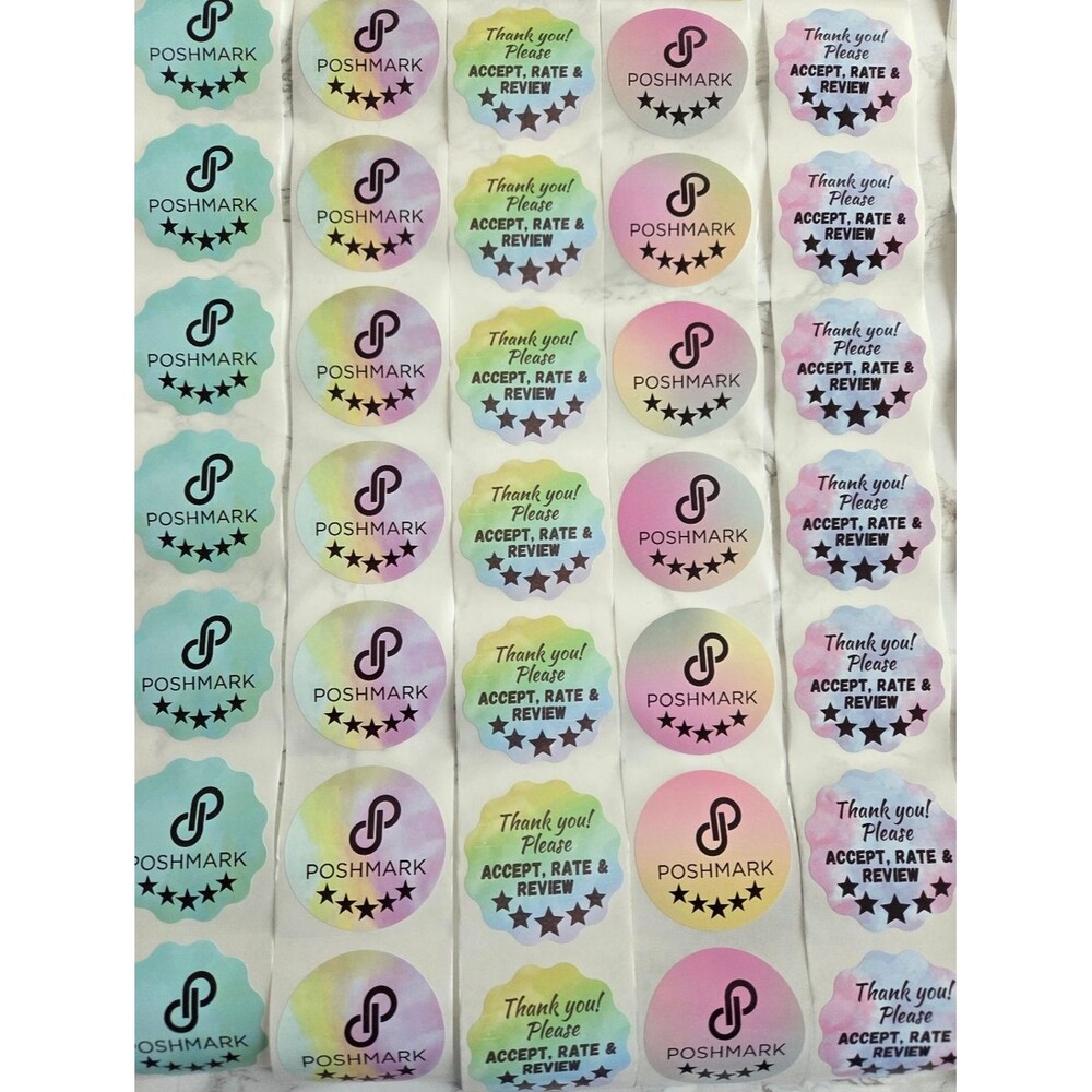 100  Thank You Stickers Poshmark Reviews